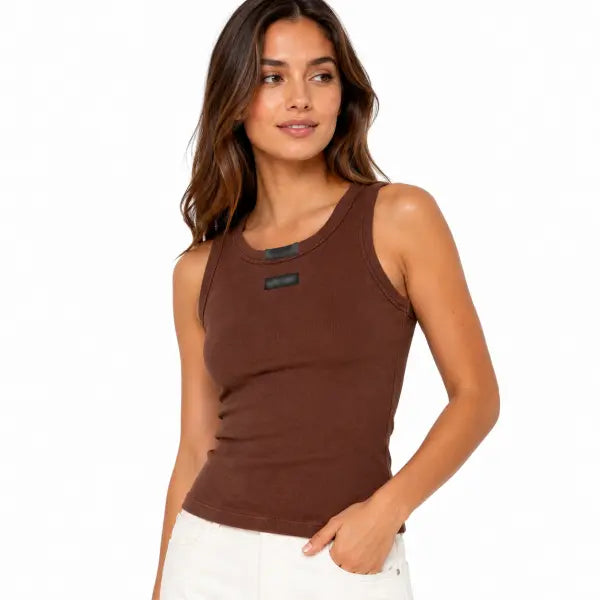 Miu Mi* ribed tank top 1
